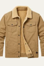 Fabien | Fleece Lined Cotton Twill Jacket