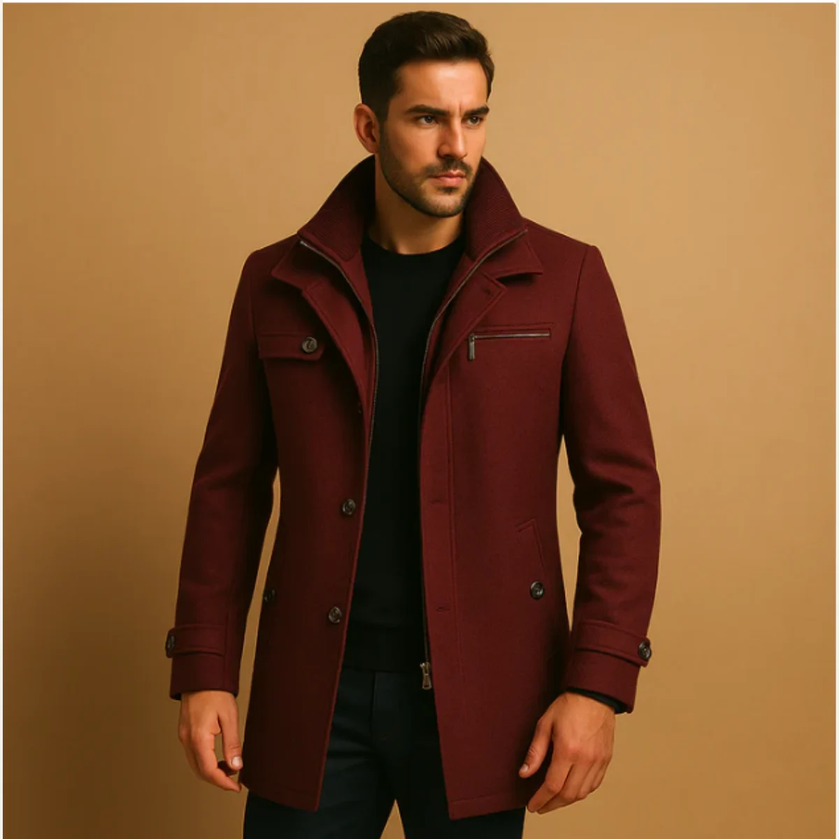 Marthe | Adjustable Cuff Winter Coat