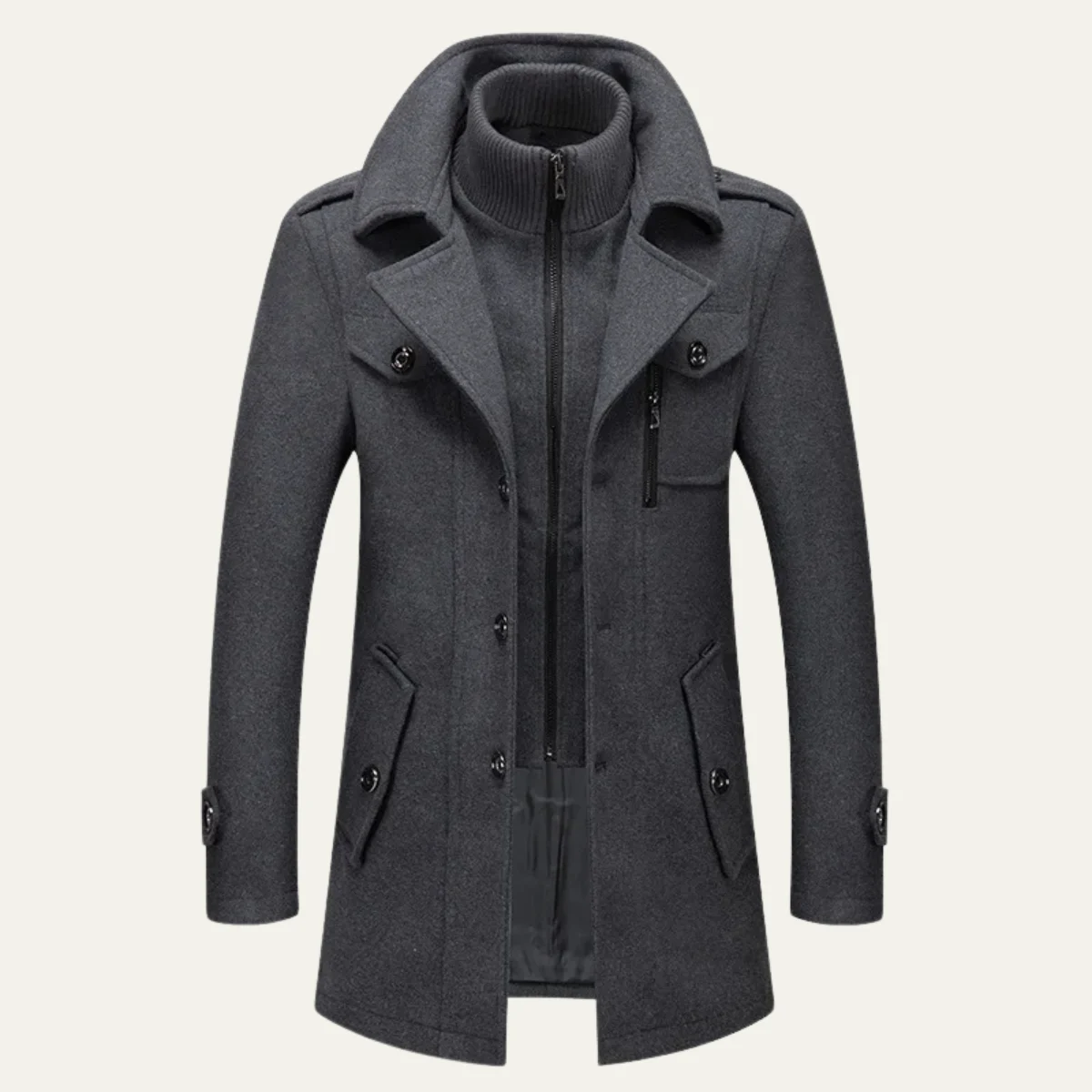 Casimir | Double Collar Wool Trench