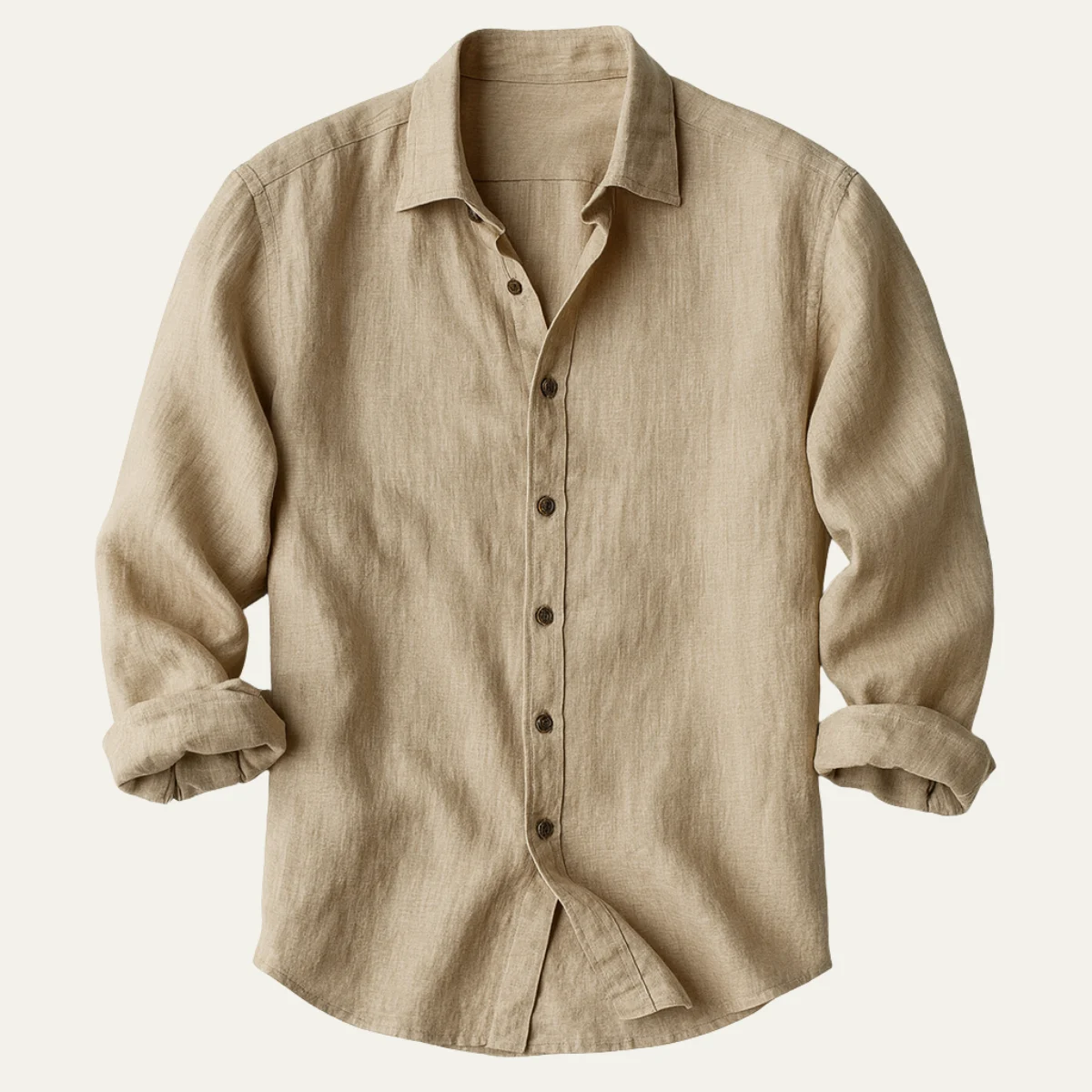 Léa | 100% Linen Long Sleeve Shirt