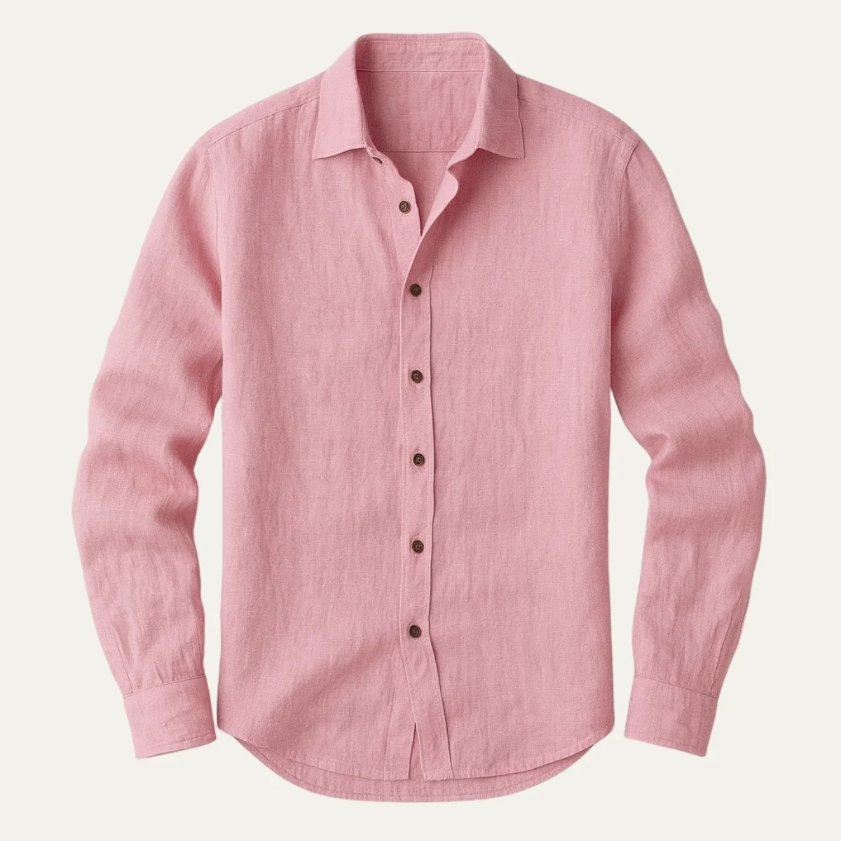 Léa | 100% Linen Long Sleeve Shirt