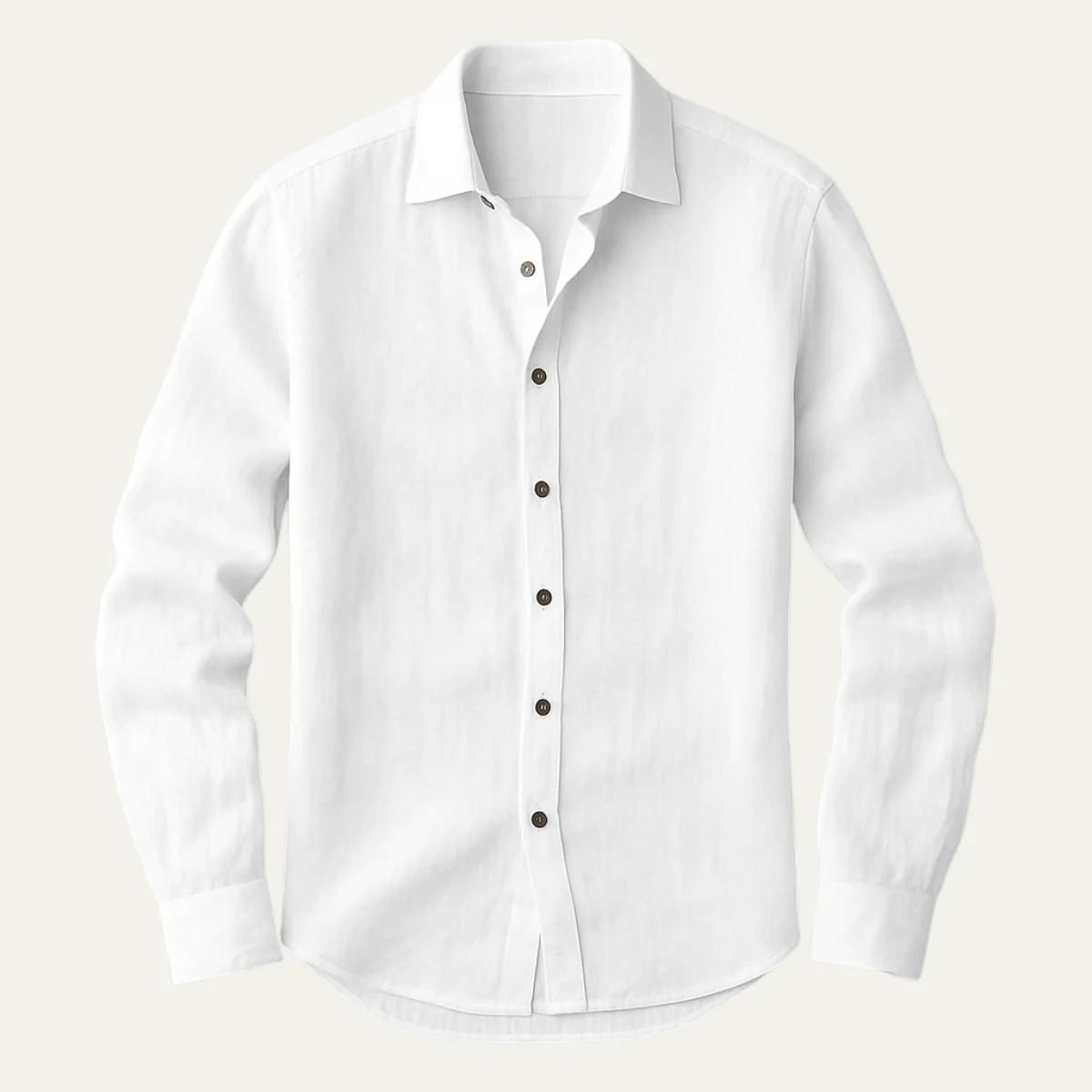 Léa | 100% Linen Long Sleeve Shirt