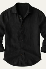 Léa | 100% Linen Long Sleeve Shirt