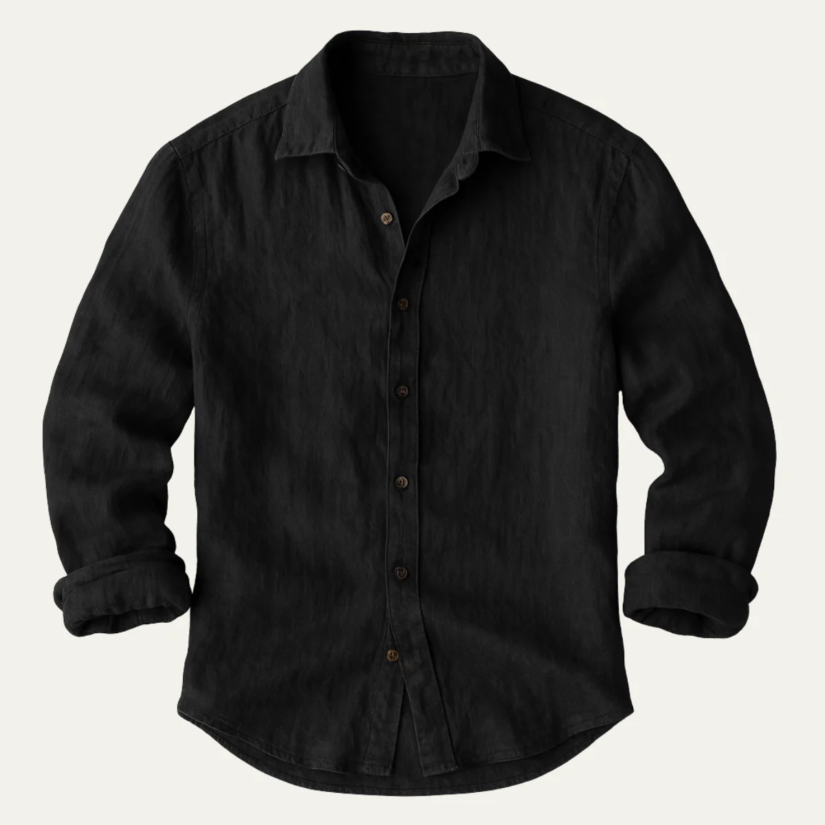 Léa | 100% Linen Long Sleeve Shirt