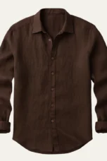 Léa | 100% Linen Long Sleeve Shirt