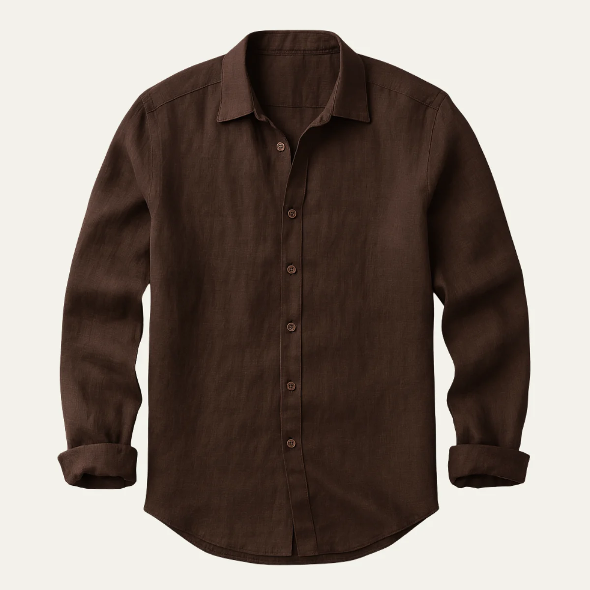 Léa | 100% Linen Long Sleeve Shirt