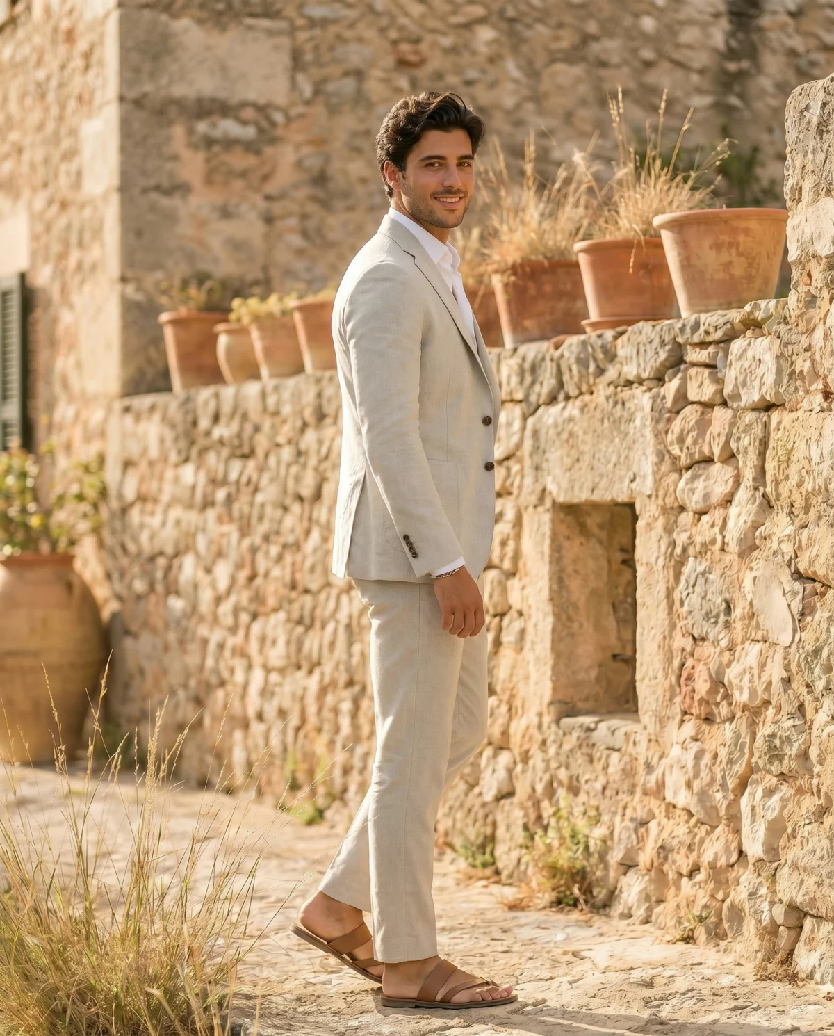 Léonard | Linen Two-Piece Suit