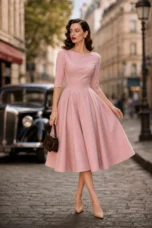 Florida | Stretch Woven Swing Midi Dress