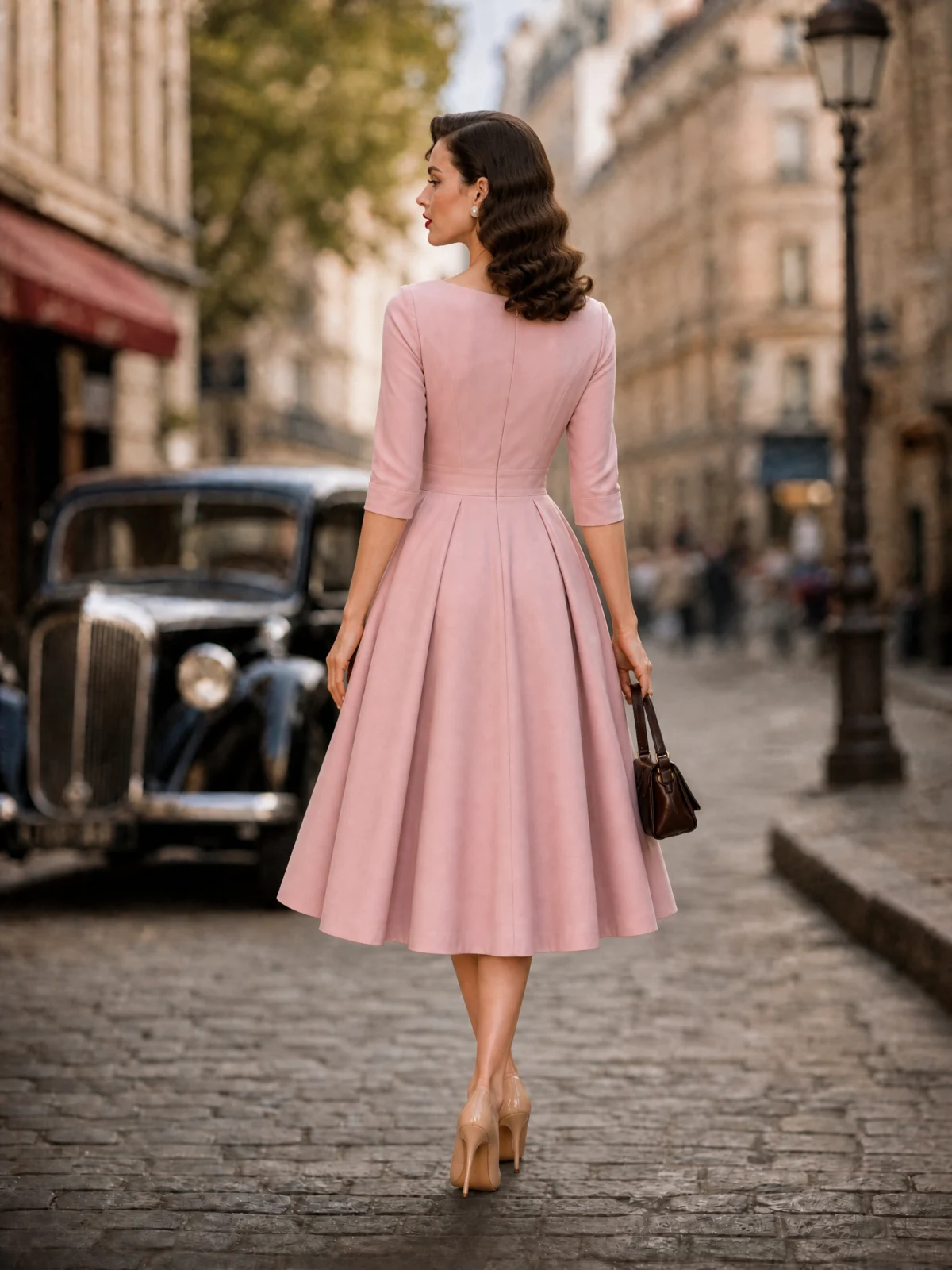 Florida | Stretch Woven Swing Midi Dress