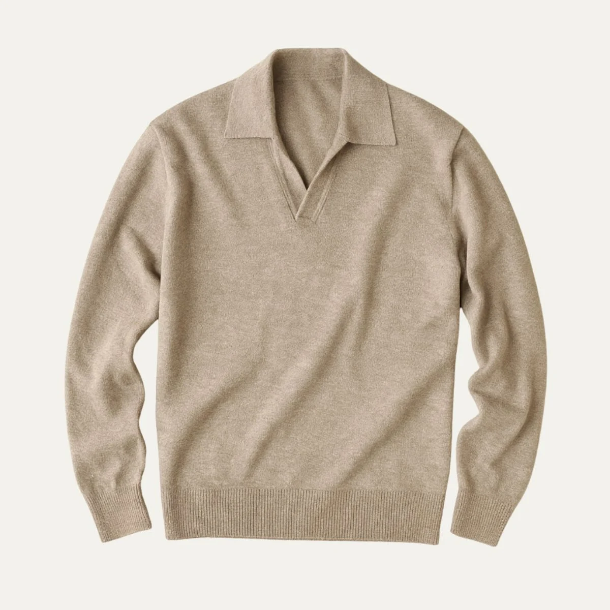 Azarie | Cotton Blend V Neck Polo
