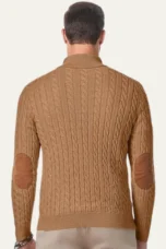 Roméo | Cable Knit Button Collar Sweater