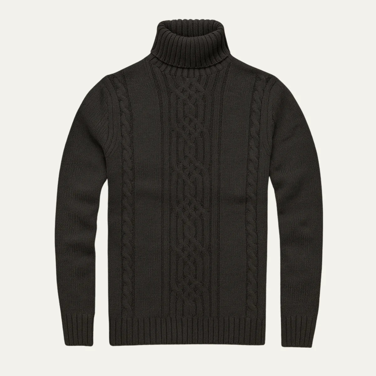 Josue | 100% Merino Cable Turtleneck