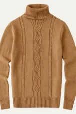 Josue | 100% Merino Cable Turtleneck