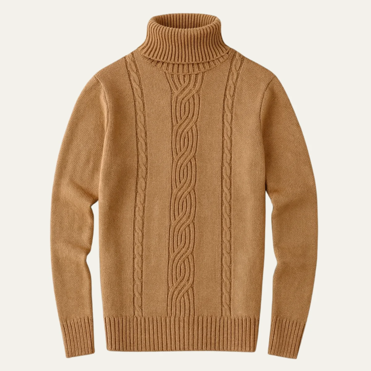 Josue | 100% Merino Cable Turtleneck