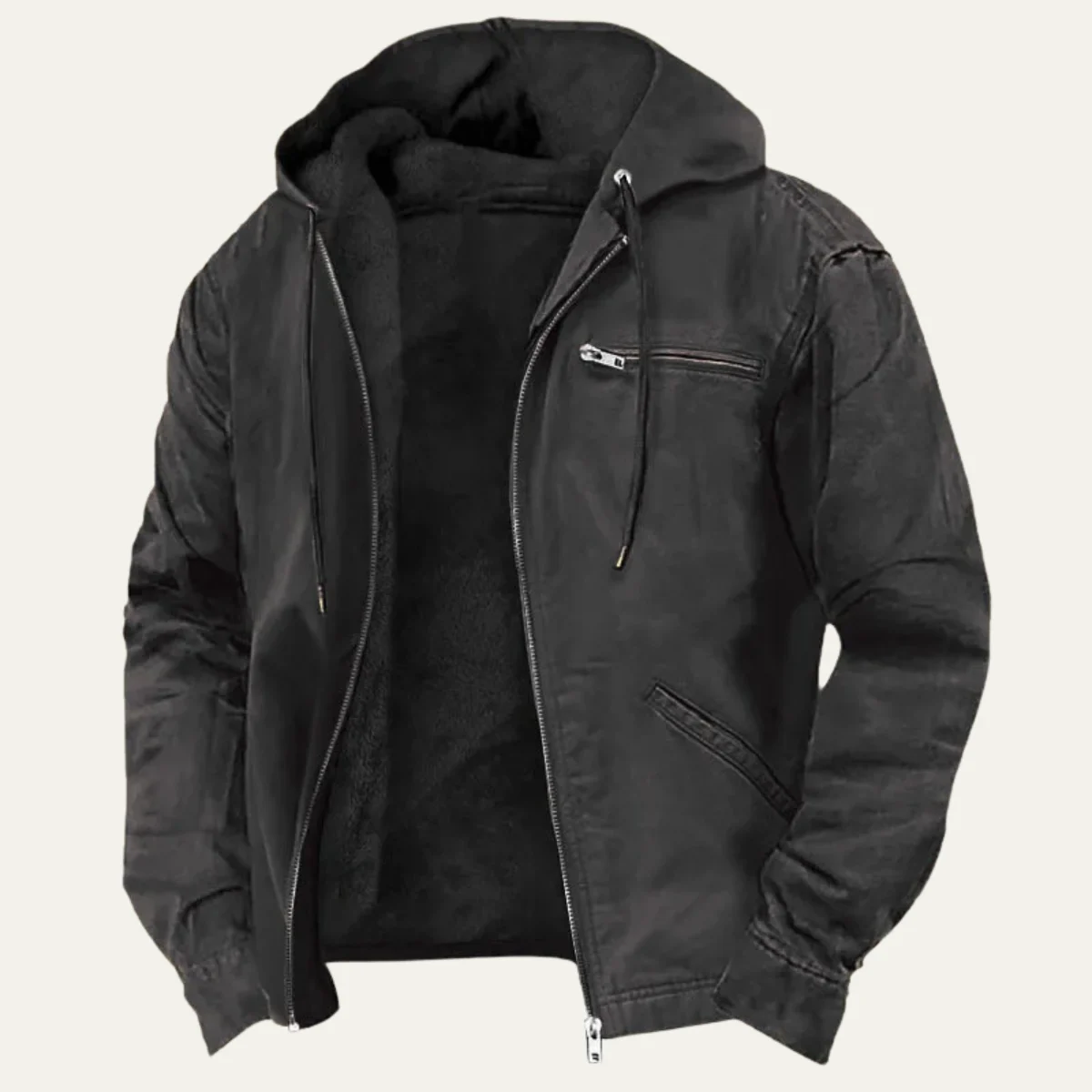 Anatole | Thick Fleece Hooded Jacket