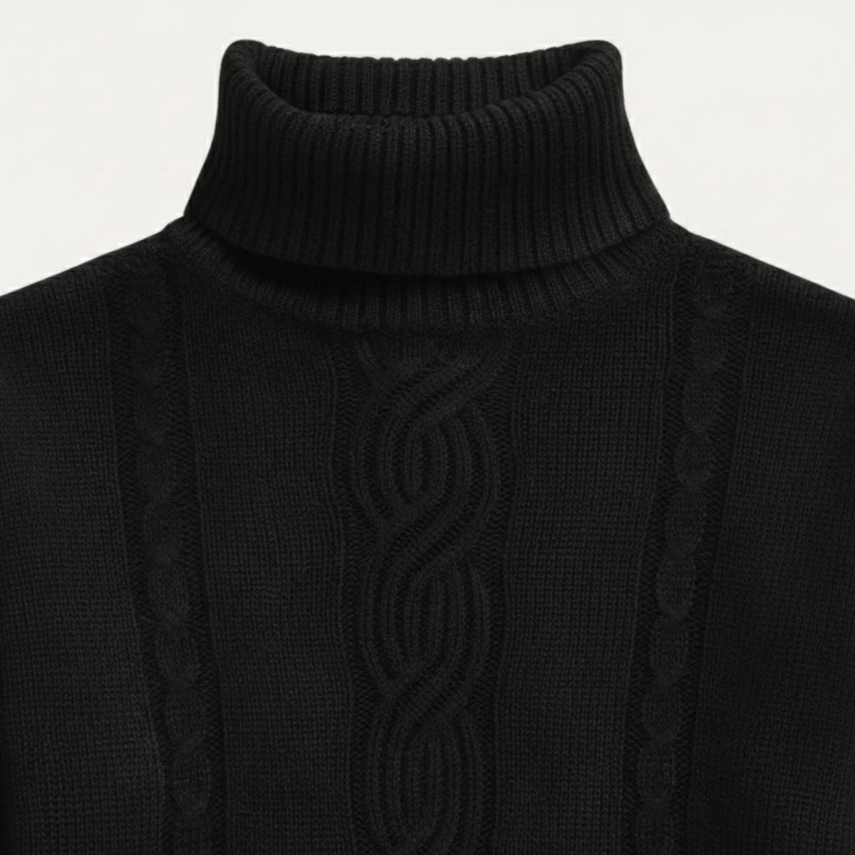 Josue | 100% Merino Cable Turtleneck