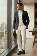 Charlotte | Tailored Slim Suit Trousers