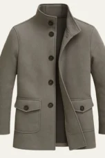 Zotique | Structured Wool Blend Overcoat