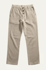 Alban | Straight Leg Cotton Trousers