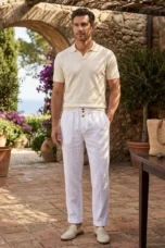 Rita | Tailored Cotton Trousers, Relaxed Leg