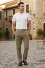 Josiane | Corduroy Trousers, Elastic Waist
