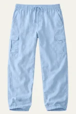 Jeannine | Cotton-Linen Cargo Trousers