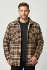 Lambert | Fleece Lined Plaid Work Jacket