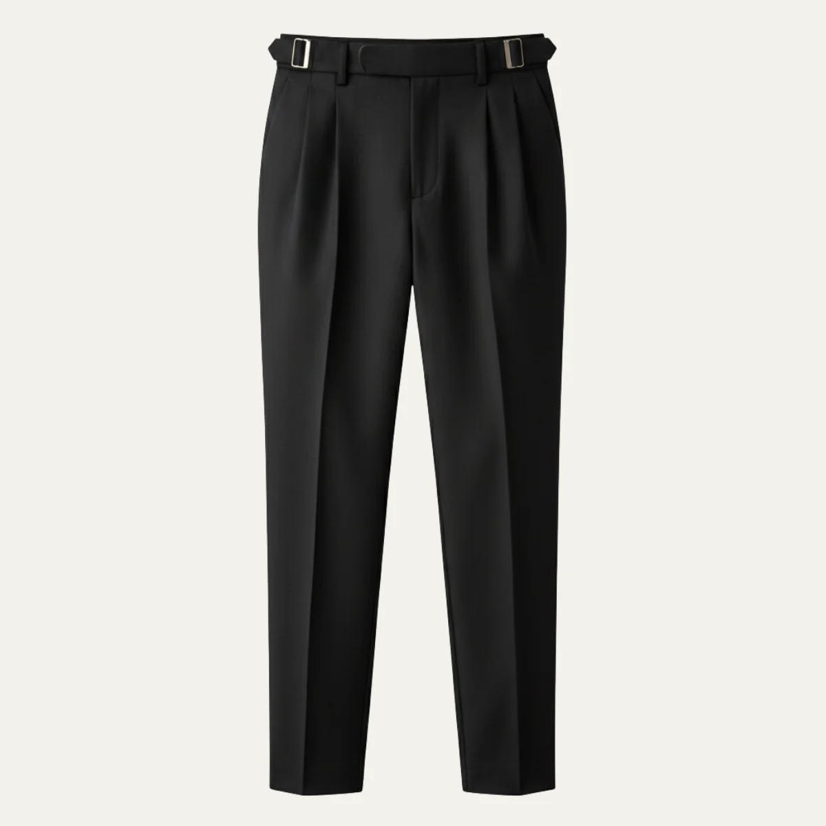 Anita | Slim Cotton Suit Trousers