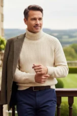 Marceline | 100% Wool Fisherman Turtleneck
