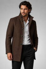 Wilfrid | Quilted Stand Collar Coat