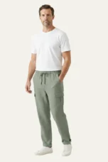 Jeannine | Cotton-Linen Cargo Trousers