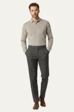 Nicolette | Straight Leg Wool Trousers