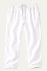 Germain | Cotton Linen Drawstring Trousers