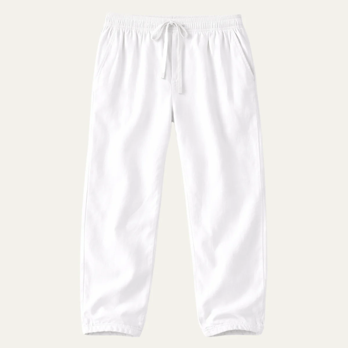 Germain | Cotton Linen Drawstring Trousers