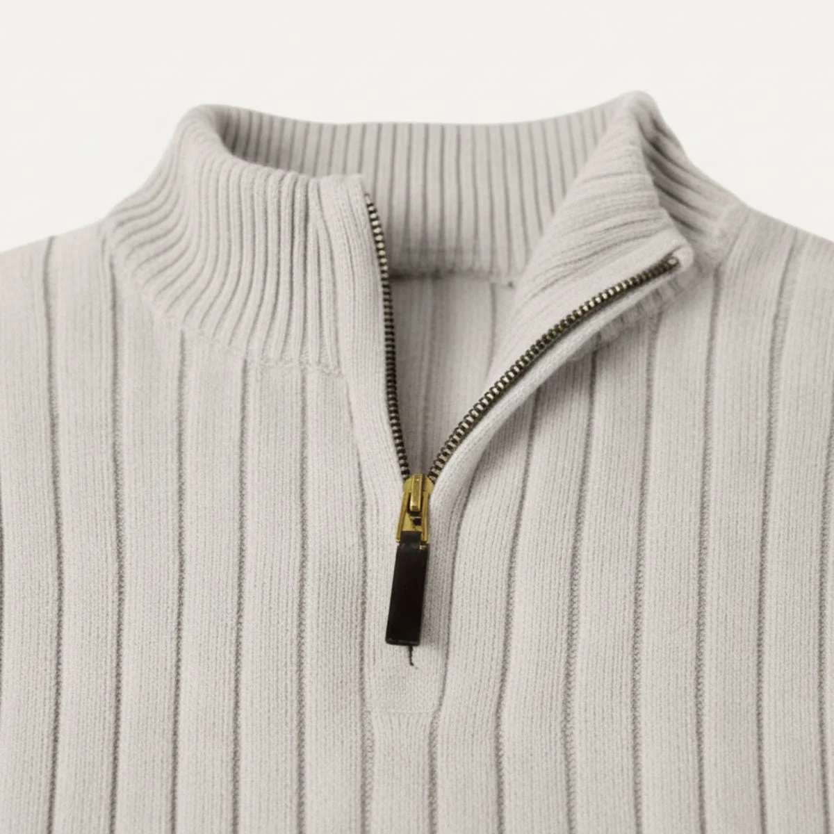 Cesaire | 100% Cotton Cable Quarter Zip