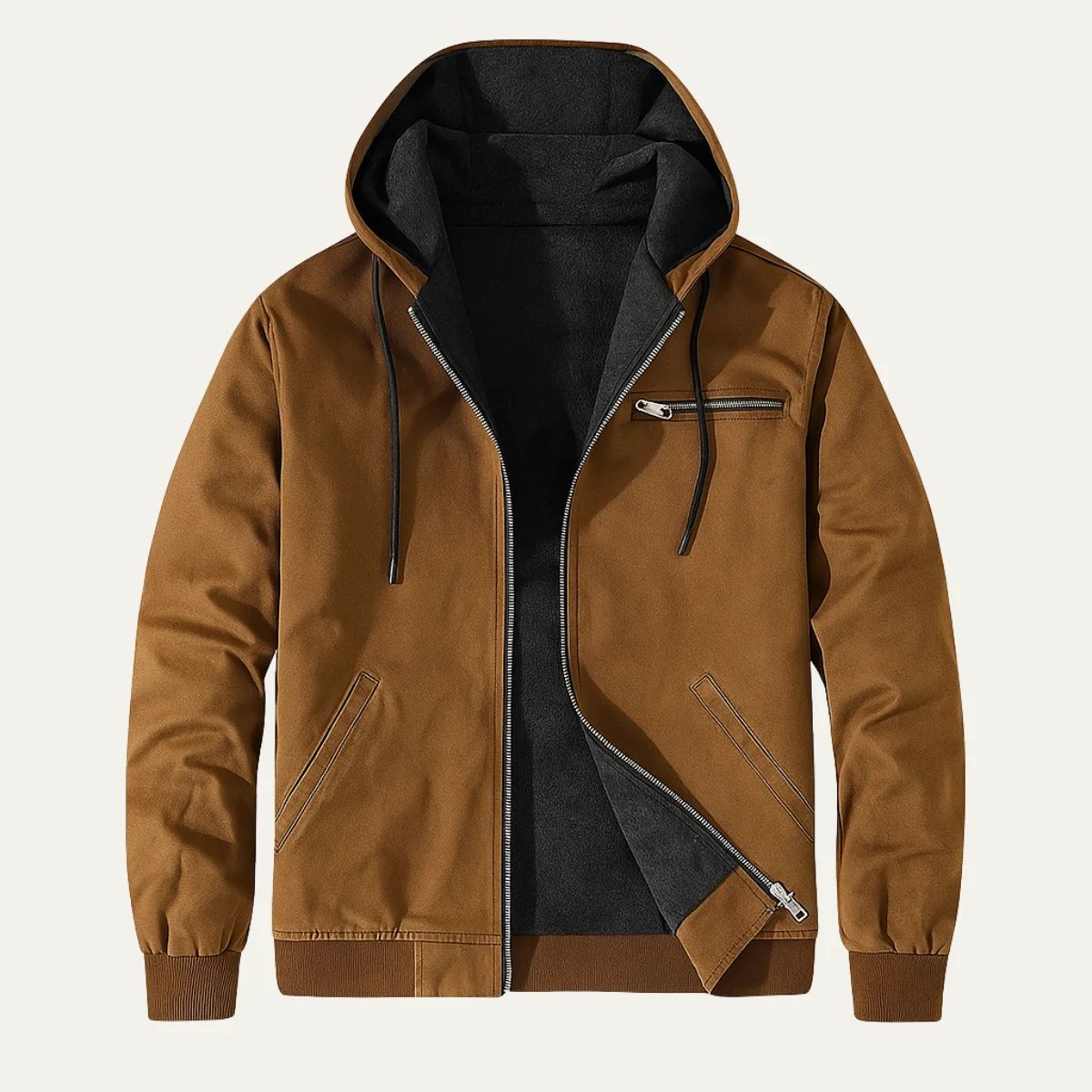 Ernest | Fleece Lined Hooded Jacket