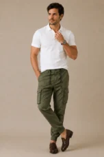 Aimé | Slim Cotton Cargo Joggers