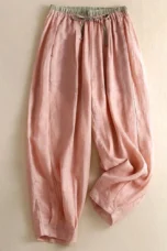 Daphne | 100% Linen Tapered Trousers