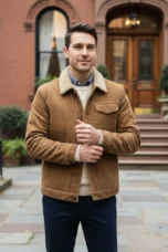 Edmond | Fleece Lined Corduroy Jacket