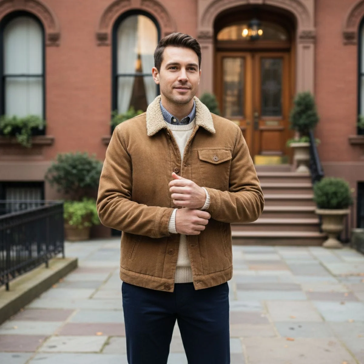 Edmond | Fleece Lined Corduroy Jacket