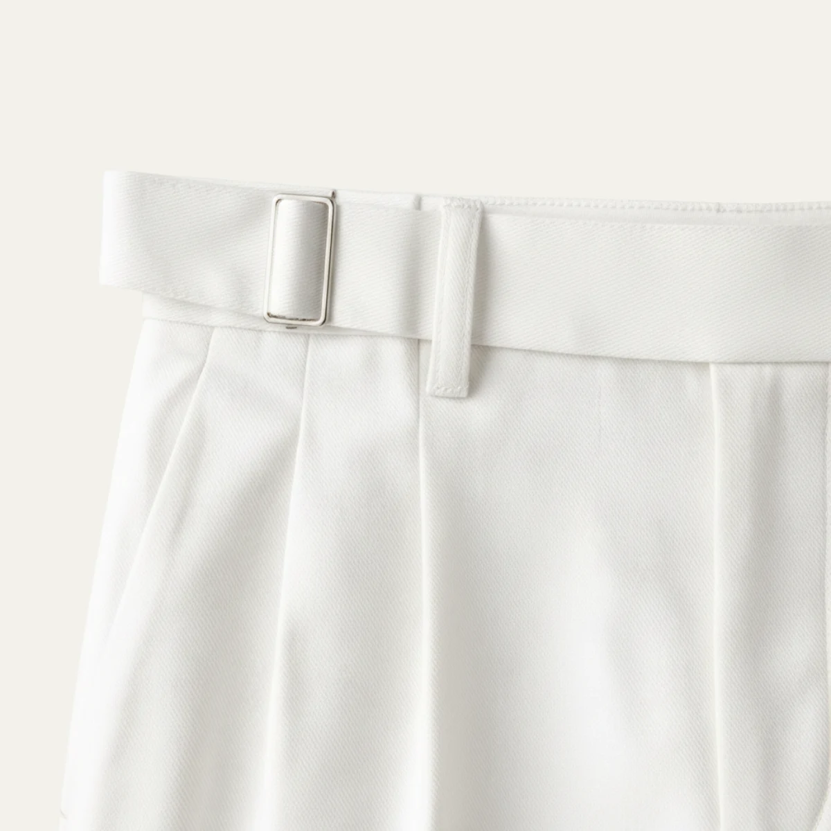 Anita | Slim Cotton Suit Trousers