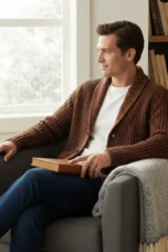 Augustin | Heavy Shawl Collar Cardigan