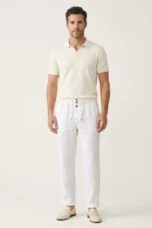 Rita | Tailored Cotton Trousers, Relaxed Leg