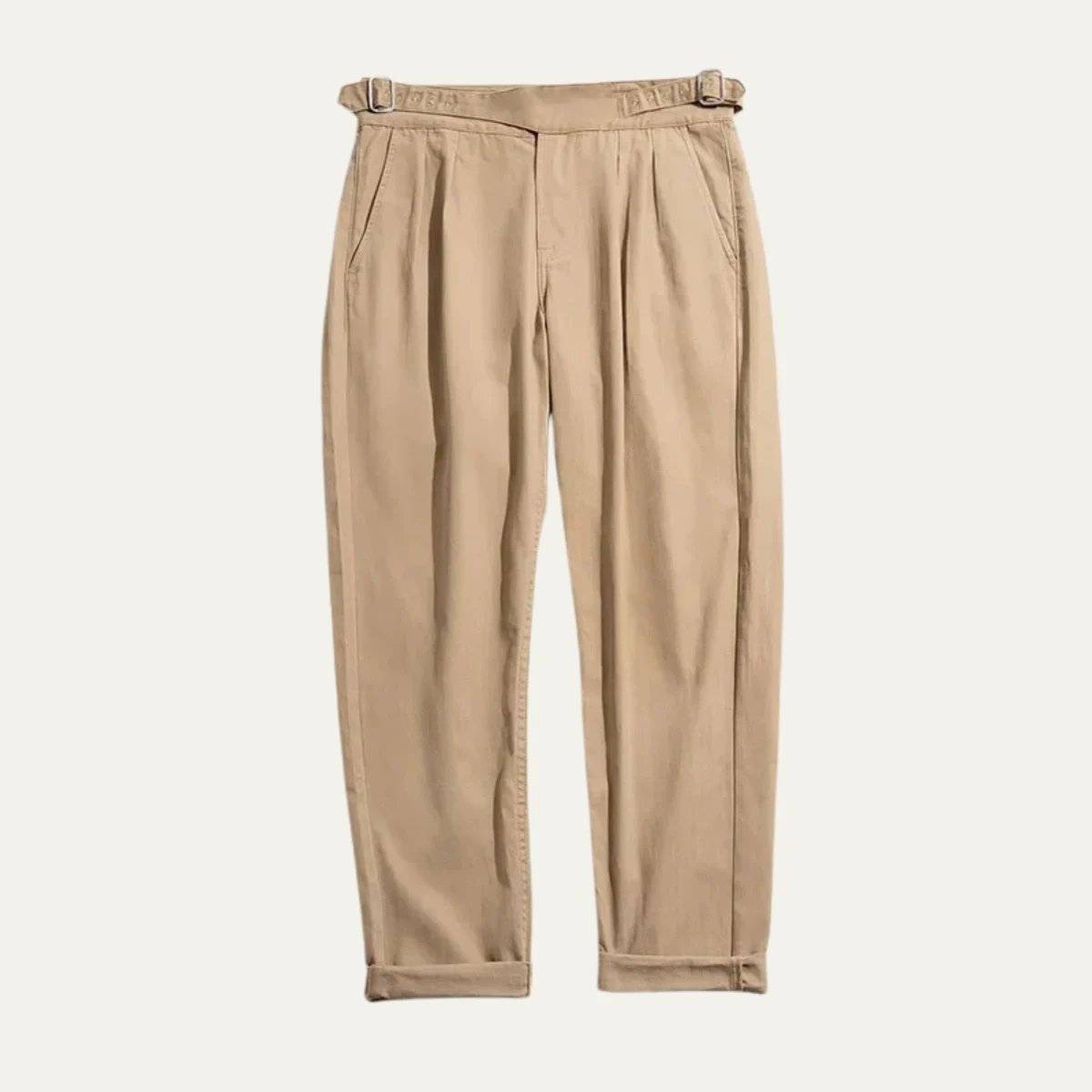 Isaure | High Rise Double Pleat Trousers
