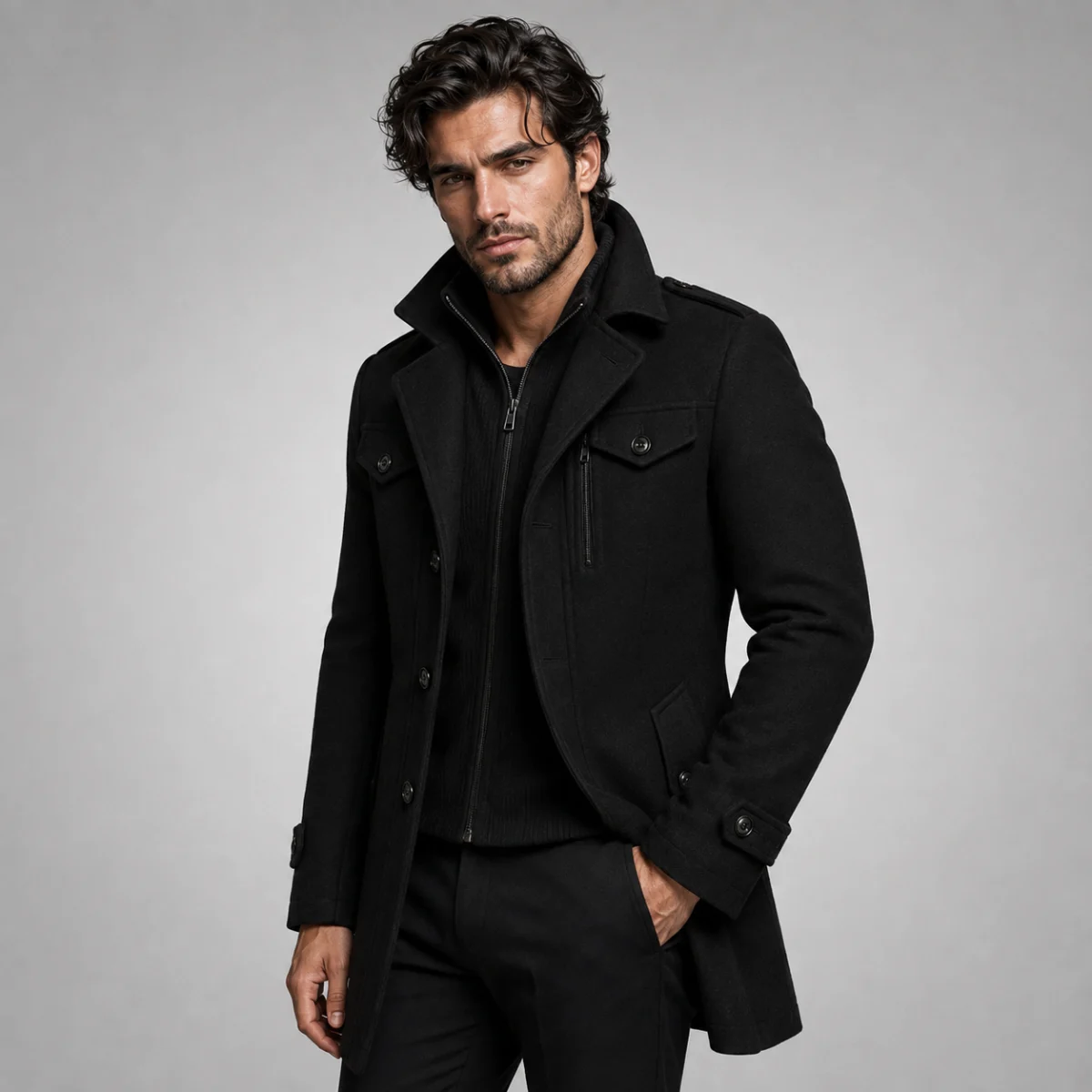 Colombe | Insulated Slim Wool-Blend Coat