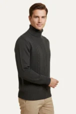 Josue | 100% Merino Cable Turtleneck