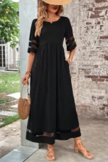 Zélie | Draped Jersey Midi Dress