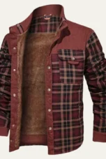 Honore | Plush Lined Plaid Shirt Jacket