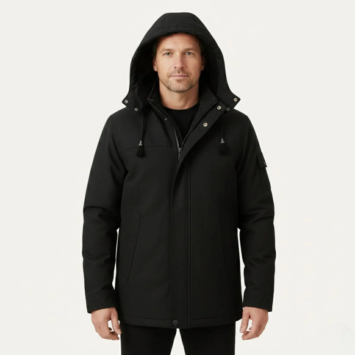 Florent | Quilted Lined Hooded Parka
