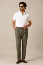Aurore | High Waist Pleated Trousers